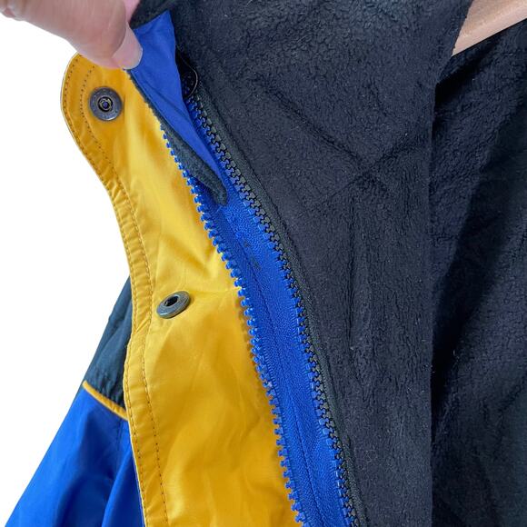 VTG 90s COLUMBIA SPORTSWEAR Women's Full Zip Boulder Ridge Jacket Blue Small - Picture 7 of 16